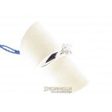 DAMIANI anello solitario oro bianco e diamante CT. 0,53 referenza 20000511